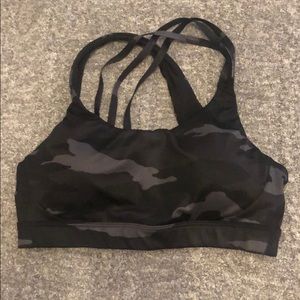 Athleta camo sports bra